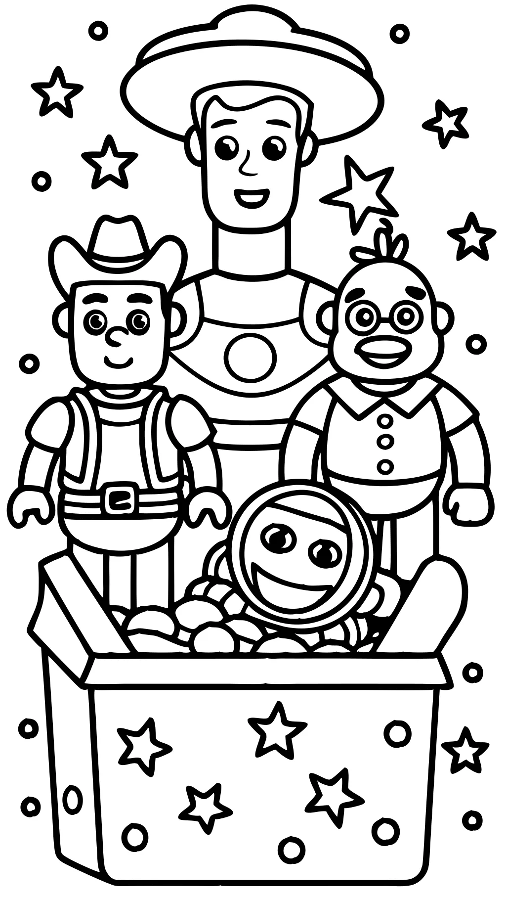 coloring pages of toy story